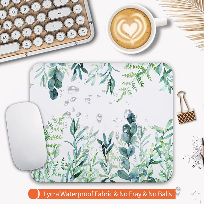 Armanza Square Mouse Pad Green Grass, Personalized Premium-Textured Custom Mouse Mat Design, Washable Mousepad Cloth, Non-Slip Rubber Base Computer Mouse Pads for Wireless Mouse - Image 3